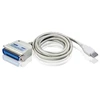 Aten USB lygiagretus adapteris, Centronics36 -> USB vyriškos jungtys. Kabelio ilgis 1,8m