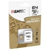 Atminties kortelė Karta Emtec Gold+ Micro SDXC 64 GB, 10 klasė (ECMSDM64GXC10GP)