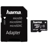 Atminties kortelė Hama Micro SDXC 64GB, 64 GB, Micro SDXC, 10 klasė, UHS-I, 80 MB/s, Juoda