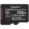 „Kingston Technology“ 256 GB „micSDXC Canvas Select Plus Gen3 150R A1“ atminties kortelės pakuotė be ADP