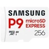 SAMSUNG P9 Express Micro SD Express Card 256GB 4K UHD NVMe 1.3 800 MB/s Read 200 MB/s Write Atminties kortelė for Nintendo Switch 2