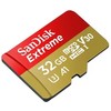 „SanDisk Extreme“ – „Flash“ atminties kortelė (adapteris, „Micro SDHC“ į SD) – 32 GB – A1 / vaizdo klasė V30 / UHS-I U3 / 10 klasė – „Micro SDHC UHS-I“