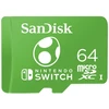 Atminties kortelė SanDisk Nintendo Micro SDXC UHS-I kortelė, skirta Nintendo Switch, Yoshi Edition- 64GB, Iki 100MB/s skaitymo; iki 90MB/s rašyti