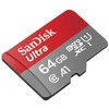 Tab SanDisk Ultra Micro SDXC 64 GB klasė 10 UHL- / U1 A1 (SDSQUAB- 064G- GN6FA)