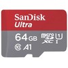 SanDisk Ultra Micro SDXC 64 GB Class 10 UHS-I/U1 A1 kortelė (SDSQUAB-064G-GN6TA)
