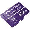 Atminties kortelė Sandisk SD-Micro kortelė 512GB WD SDXC violetinė 3D NAND Flash, violetinė, UHS-I