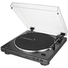 Audio-Technica AT-LP60XBT, Diržinės pavaros garso patefonas, Pilnai automatinis, Juoda, Aliuminis, 33 1/3,45 aps./min., 33 1/3,45 aps./min.