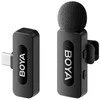 Mikrofonas BOYA BY-V10 V2.0 belaidis 2.4GHz - juoda