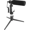 Ausinės DeLOCK Vlog Shotgun Mikrofonas Set skirta Smartphones ir DSLR Cameras, Išmanusis telefonas microphone, -23 dB, 20 - 12000 Hz, 70 dB, Supercardioid, su laidu