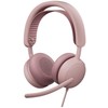 Logitech Zone su laidu 2 skirta Business, su laidu, 20 - 20000 Hz, Calls/Music, 223.5 g, Ausinės, Rose