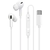 Ausinės Sinox į ausis įkišamos hovedtelefoner med USB-C og mikrofon. Hvid