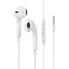 Ausinės Techammo į ausis įkišamos høretelefoner 3,5mm med mikrofon. Hvid