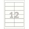 Lipnios etiketės Avery Zweckform, A4, 97x42,3mm, 12 etikečių lape, 100 lapų, baltos spalvos