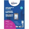 Avery Zweckform „Avery 4839XL“, ženklelis, portretas, kartonas, baltas, A6, 105 mm