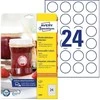 Avery Zweckform Avery 5080, baltas, apvalus, nuimamas, A4, popierius, universalus