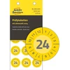 AVERY Avery 6943-2024 Ø 20 mm, 120 Etiketter, Gul Gul 152x70x3,5mm (8stk) - (8 pce pr. blister emballage)
