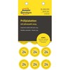 AVERY Avery 6943-2024 Ø 20 mm, 120 Etiketter, Gul Gul 152x70x3,5mm (8stk) - (8 pce pr. blister emballage)