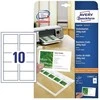 Avery Zweckform vizitinės kortelės, baltos, matinės, A4, 200 g / m2, 85x54mm, 10 lakštų