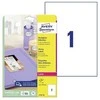 Avery Zweckform Šviesios gaminių etiketės 210 x 297 mm (L7767- 40)