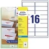 Avery Zweckform „Avery J8162-25“, Balta, Rašalinis, 99,1 x 33,9 mm, A4, 25 lapai, 400 vnt.