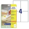 Avery Zweckform Avery L6028REV-25, baltas, stačiakampis, nuimamas, A4, universalus, popierius