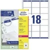 Avery Zweckform Vokų adresų etiketės 63,5 x 46,6 mm (L7161-100)