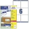 Avery Zweckform Avery L7166-100, Balta, A4, Popierius, 100 lapų, 99,1 mm, 93,1 mm
