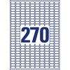 AVERY Zweckform permatomos etiketės, 17,8 x 10 mm, pagamintos iš poliesterio, atrodo lyg klijuotų tiesiai ant blizgančių paviršių - 1 vnt. (L7785-25)
