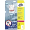 Avery Zweckform AVERY Label L8001 210x297 (L8001-10)
