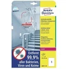 Avery Zweckform Avery L8011-10, permatomas, A4, poliesteris, permanentinis, stačiakampis, 70 g/m²