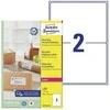 Avery Zweckform Avery QuickPEEL, Balta, A4, 199,6 mm, 143,5 mm, 200 vnt., 100 lapų