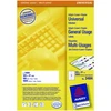 Avery Zweckform Avery universalūs lipdukai, balti 105x37 mm, 105 x 37, 1600 vnt., 100 lapų