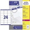 Avery Zweckform Vokų adresų etiketės 63,5 x 33,9 mm (L7159- 100)