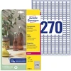 Avery Zweckform Avery L7785-25 permatomos etiketės 17,8 x 10 mm, A4