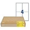 Avery Zweckform Siuntimo etiketė „Avery“ 99,1 x 143,5 mm, balta - (300 lapų x 4 vnt.)