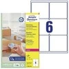 Avery Zweckform Siuntimo etiketės „Avery“ 99,1 x 93,1 mm, baltos spalvos su „BlockOut™“ funkcija – (100 lapų x 6 vnt.)