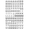 Avery Zweckform Stickers juodos raidės baltame fone (151977)