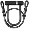 AXA Newton Pro UL + Cable 100/10 U-lock Varefakta,SBSC, Finanssialan, Sold Secure Sidabrinis, ART 2, Approved in:Denmark, Sweden, Finland, Juodas,