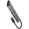 Axagon HMC-5G2 Wieloportowy šakotuvas 2x USB-A + 2x USB-C + HDMI, USB-C 3.2 Gen 2 10Gbps, PD 60W, 13cm USB-C kabelis