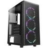 GAMING kompiuterio korpusas AZZA Prime 360, su 3xARGB Fan, ATX, Micro ATX, ITX, side window made of tempered glass, Without PSU (bottom), CSAZ-360