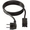 Kabelis zasilający Bachmann BACHMANN Przedłużacz IEC H05VV-F 3G1.0mm², C14 / C13, pilka, 3 m