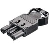 Bachmann Bachmann Gerätestecker mit Schraubanschluss, GST18i3, juodas - 375.504