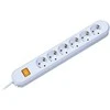 Bachmann lizdų juosta SMART 6 krypčių, balta 3,0 m, su jungikliu