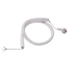 Bachmann Kabelis spiralny BACHMANN 1-4m balta, H05VV-F 3G1.5mm AEH/CEE7/7