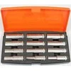 Galvučių rinkinys, įgilintų 1/2 12vnt. 10, 11, 12, 13, 14, 15, 16, 17, 18, 19, 20, 21 mm Bahco