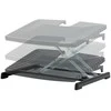 Bakker Elkhuizen Carruzzo BakkerElkhuizen Pro 959 Footrest Juoda, Pilka, Oranžinė