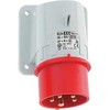 Bals Panelinis lizdas CEE 5P 16A 380V H6 84x84 L