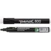 Baltos lentos žymeklis Penol 800 1,5 mm juodas apvalus galiukas