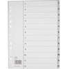 Bantex Plastikinis registratorius pilkas No Name PP A4 1-12