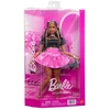 Barbie Deluxe Style Juodas Top Rožinė Skirt Set